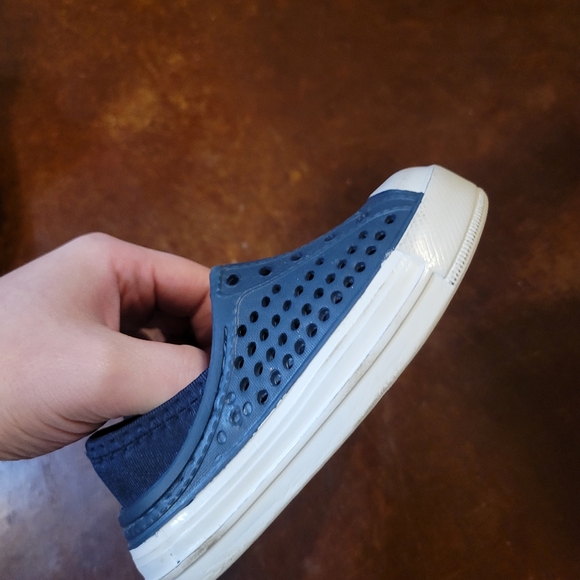 Kids Navy Slip-On Shoes - Picture 4 of 7